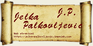 Jelka Palkovljević vizit kartica